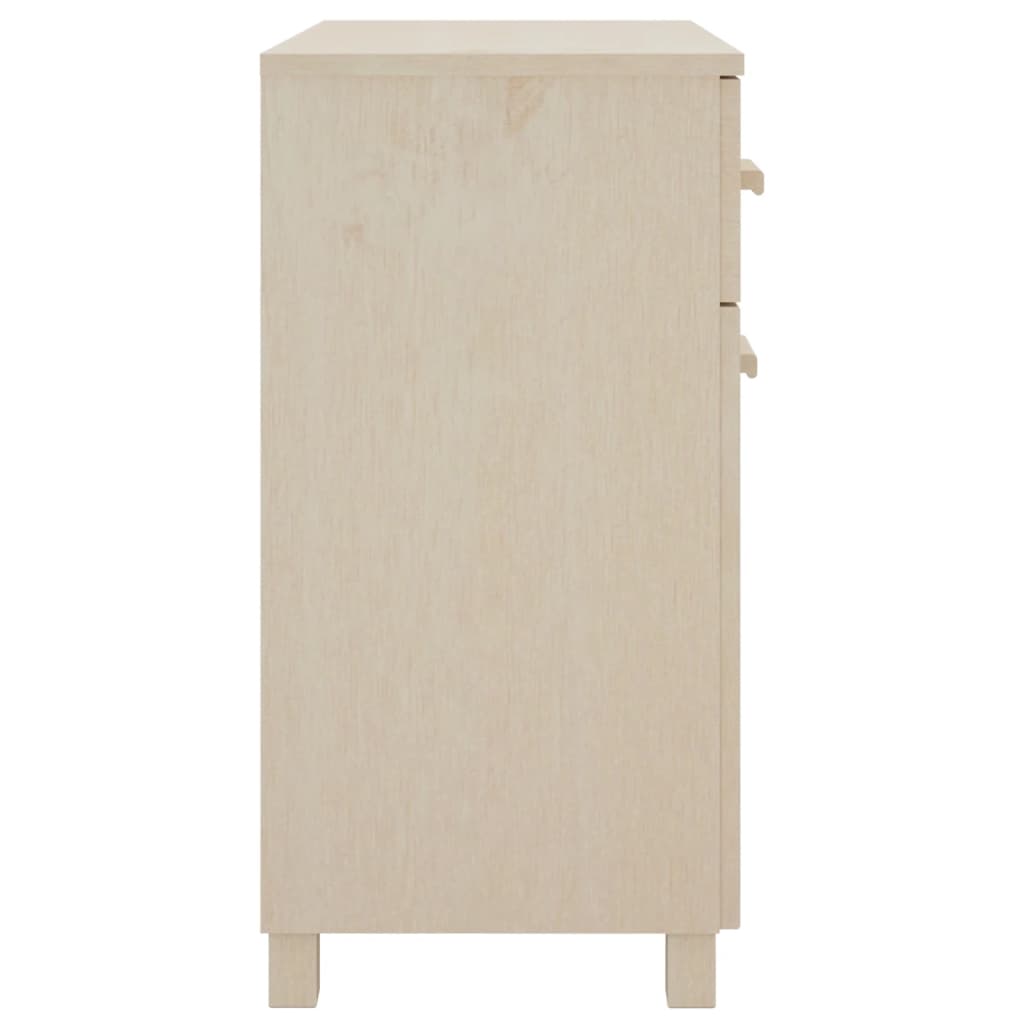 vidaXL Sideboard HAMAR Honey Brown 79x40x80 cm Solid Wood Pine