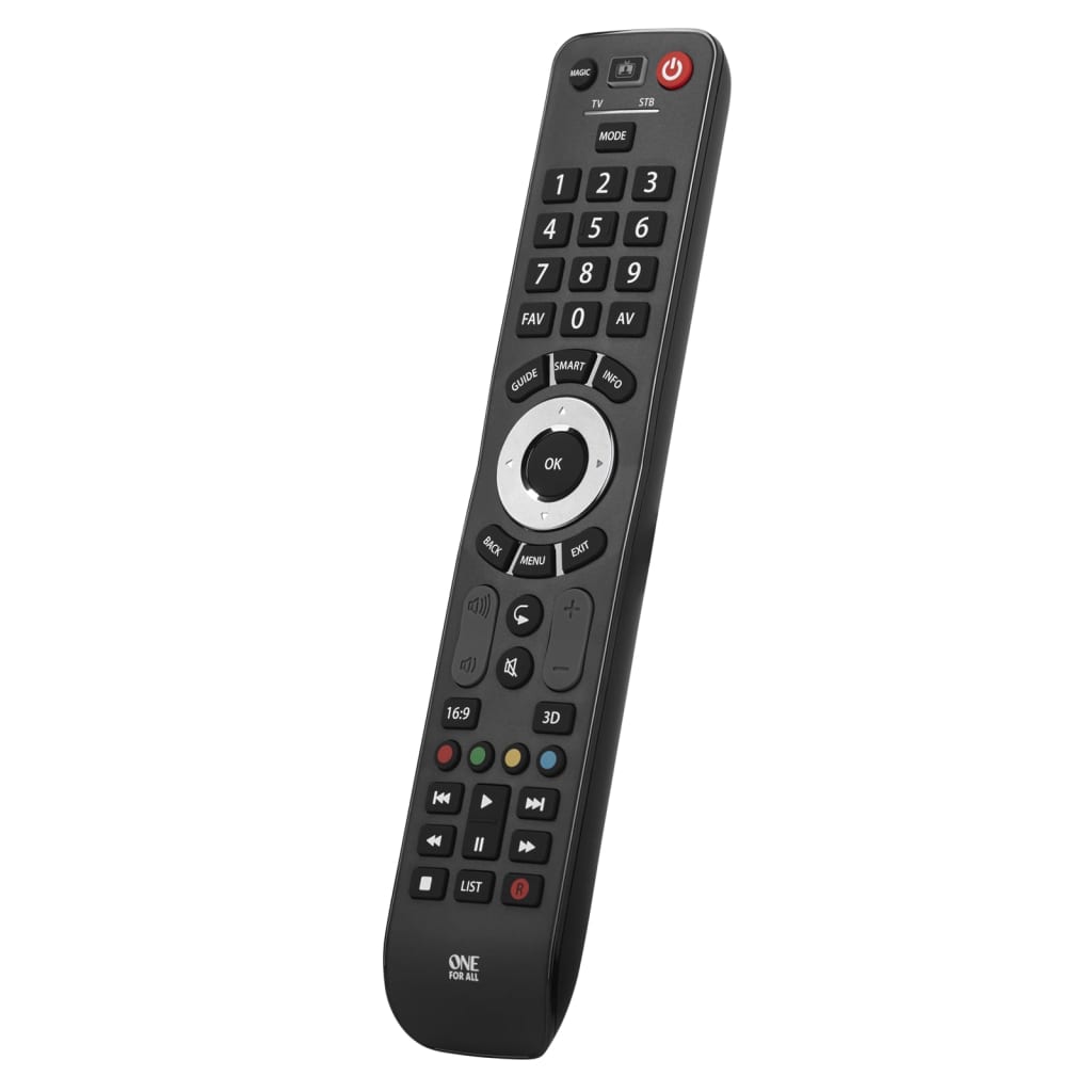 One For All 2-in-1 Remote Control Evolve 2 Black