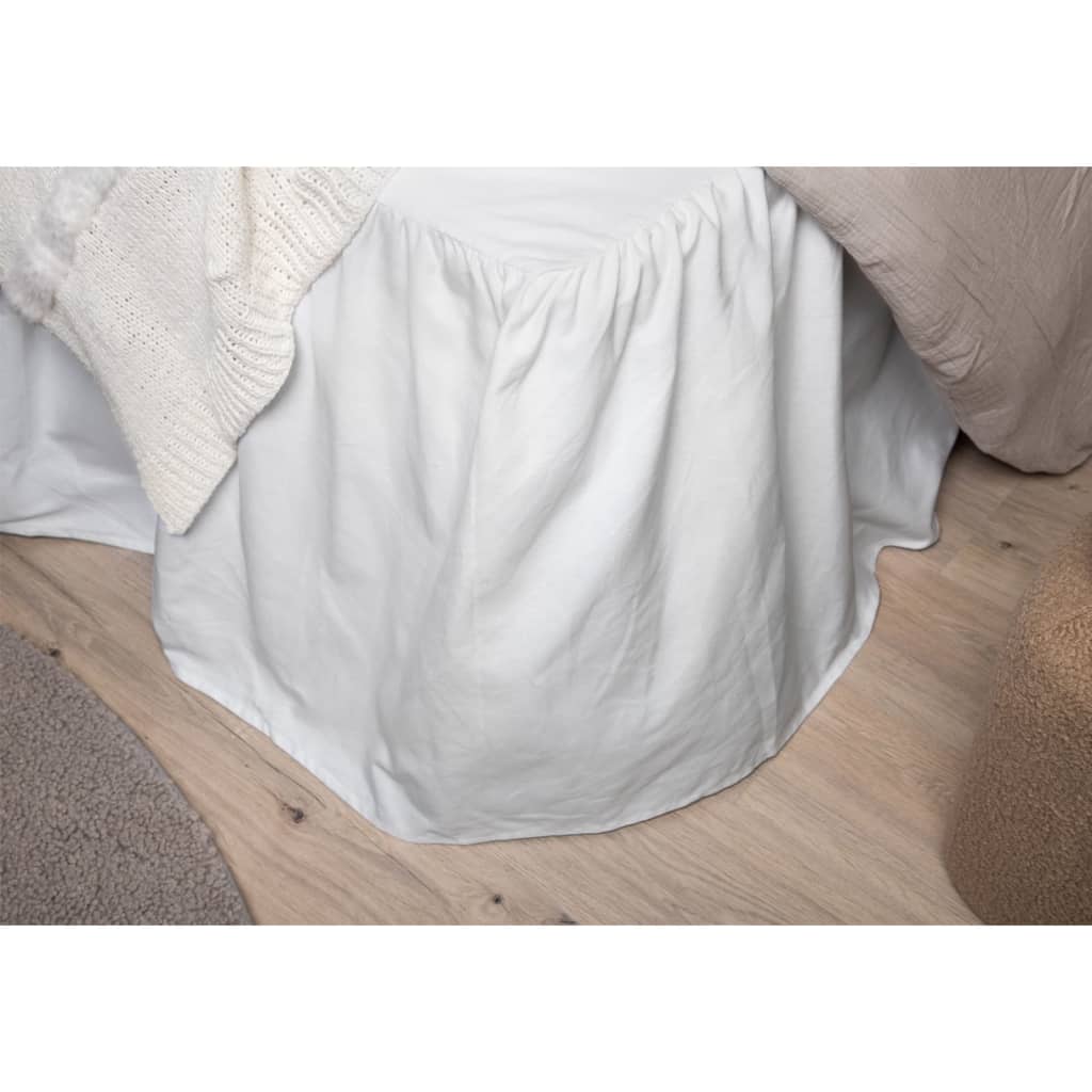 Venture Home Bedskirt Pixy 200x120 cm Cotton White
