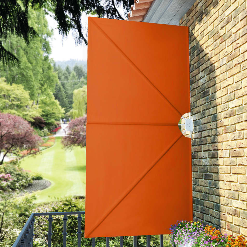 vidaXL Collapsible Terrace Side Awning Terracotta 300x150 cm