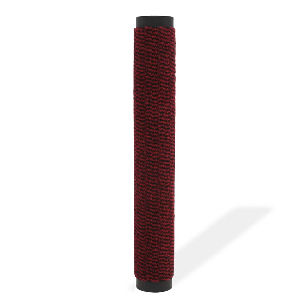 vidaXL Dust Control Mat Rectangular Tufted 90x150 cm Red