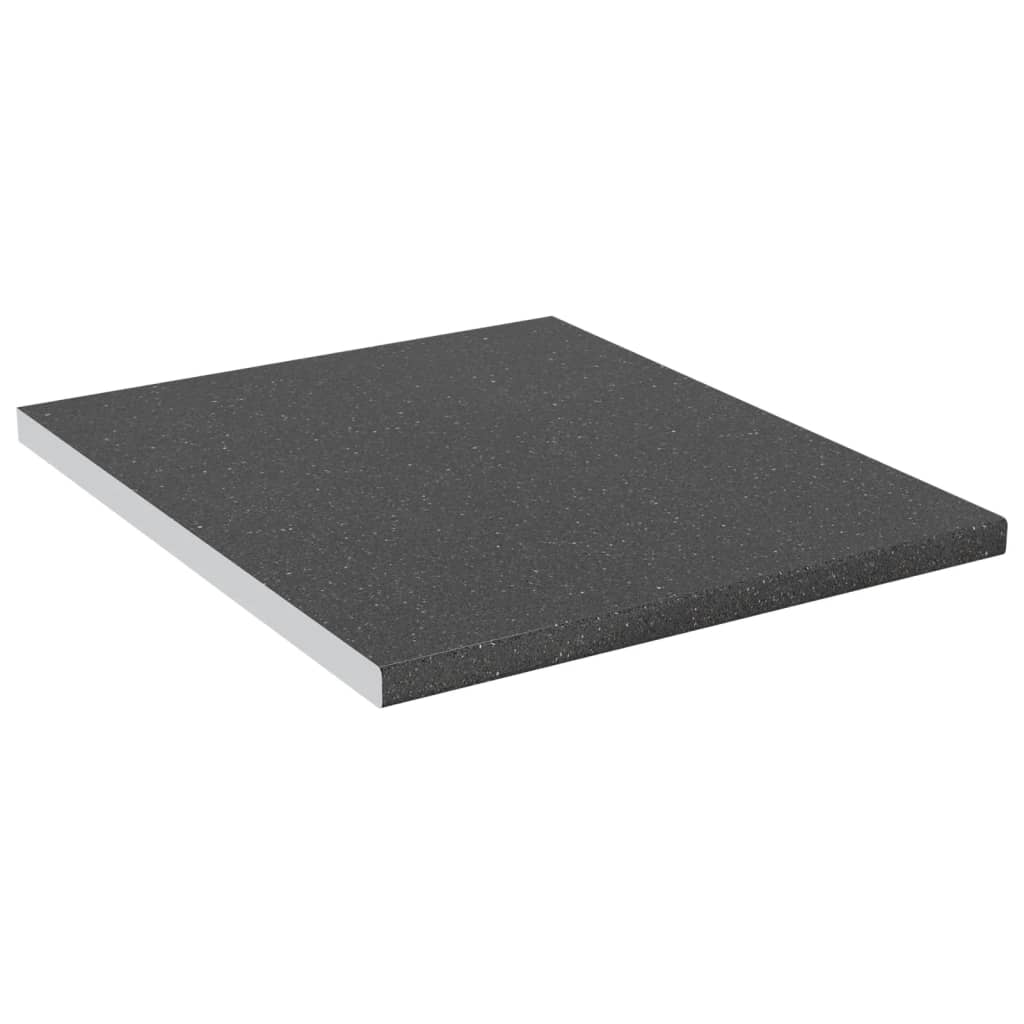 vidaXL Kitchen Countertop Black with Granite Texture 50x60x2.8 cm Chipboard
