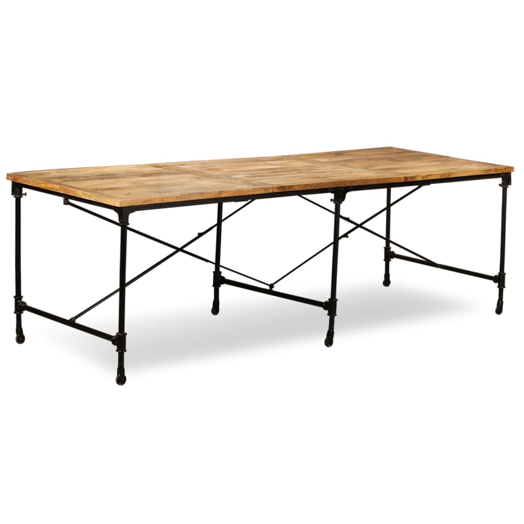 vidaXL Dining Table Solid Mango Wood 240 cm