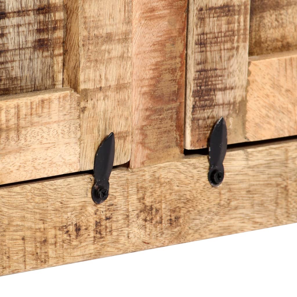 vidaXL Sideboard 120x35x76 cm Solid Mango Wood