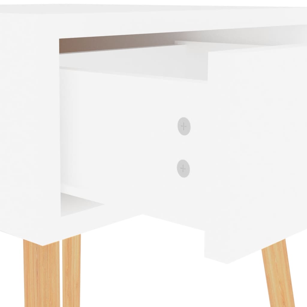 vidaXL Bedside Cabinets 2 pcs White 40x40x56 cm Engineered Wood