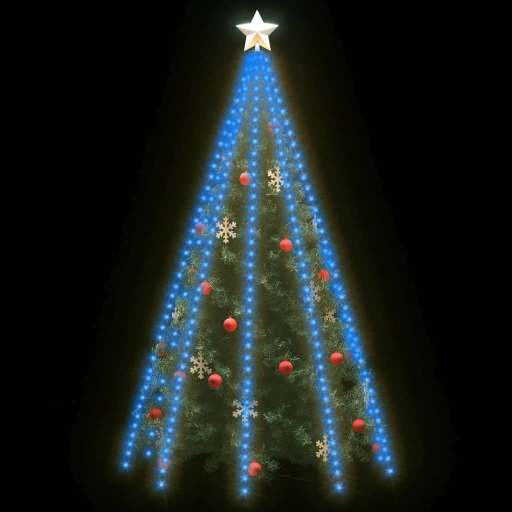 vidaXL Christmas Tree Net Lights with 400 LEDs Blue 400 cm