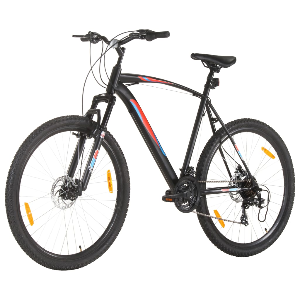 vidaXL Mountain Bike 21 Speed 29 inch Wheel 53 cm Frame Black