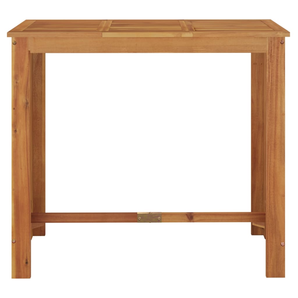 vidaXL Garden Bar Table 120x60x105 cm Solid Wood Acacia