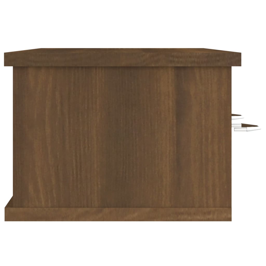 vidaXL Wall Cabinet Brown Oak 88x26x18.5 cm Engineered Wood