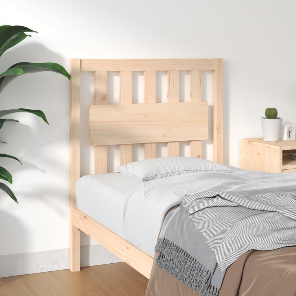 vidaXL Bed Headboard 80.5x4x100 cm Solid Wood Pine