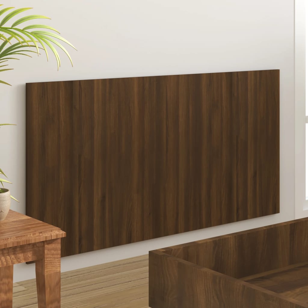 vidaXL Bed Headboard Brown Oak 160x1.5x80 cm Engineered Wood