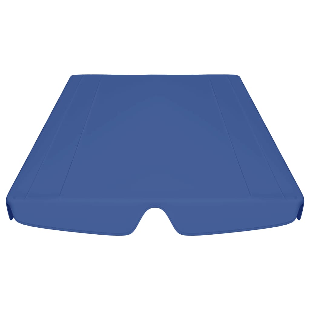 vidaXL Replacement Canopy for Garden Swing Blue 188/168x145/110 cm