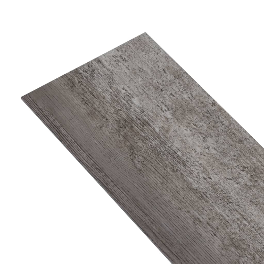 vidaXL Non Self-adhesive PVC Flooring Planks 4.46 m² 3 mm Striped Wood