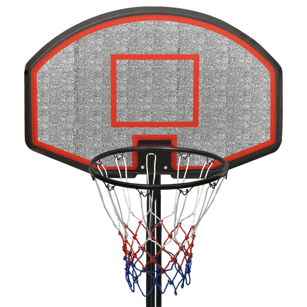 vidaXL Basketball Stand Black 282-352 cm Polyethene