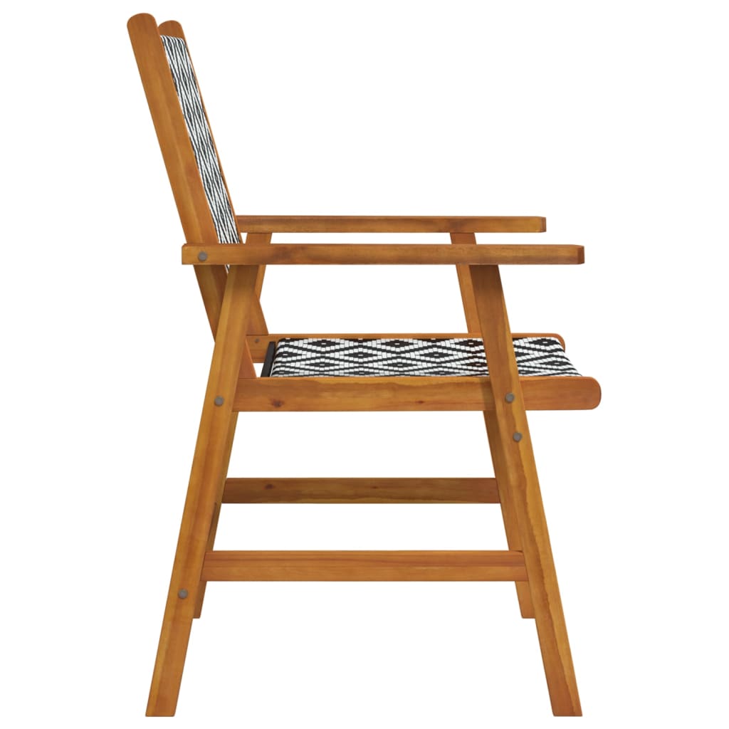 vidaXL Garden Chairs 2 pcs Solid Acacia Wood