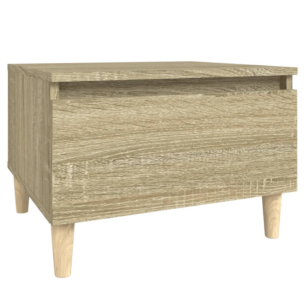 vidaXL Side Table Sonoma Oak 50x46x35 cm Engineered Wood vidaXL.ie