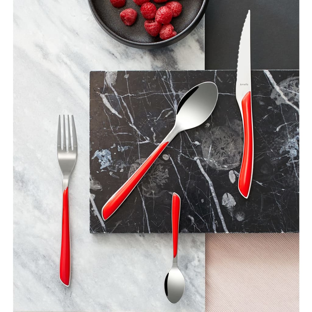 Amefa 16-Piece Cutlery Set Eclat Red