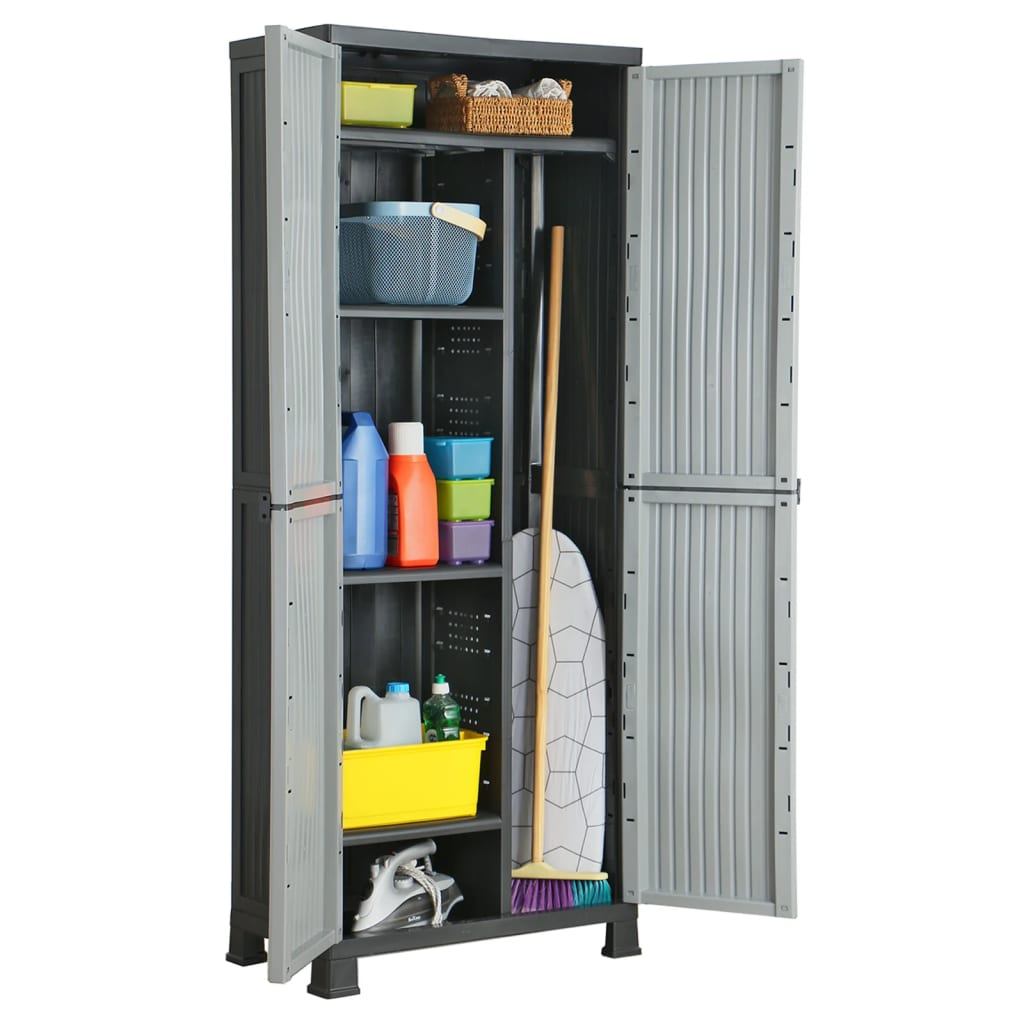 vidaXL Plastic Cabinet 68x39x171.5 cm