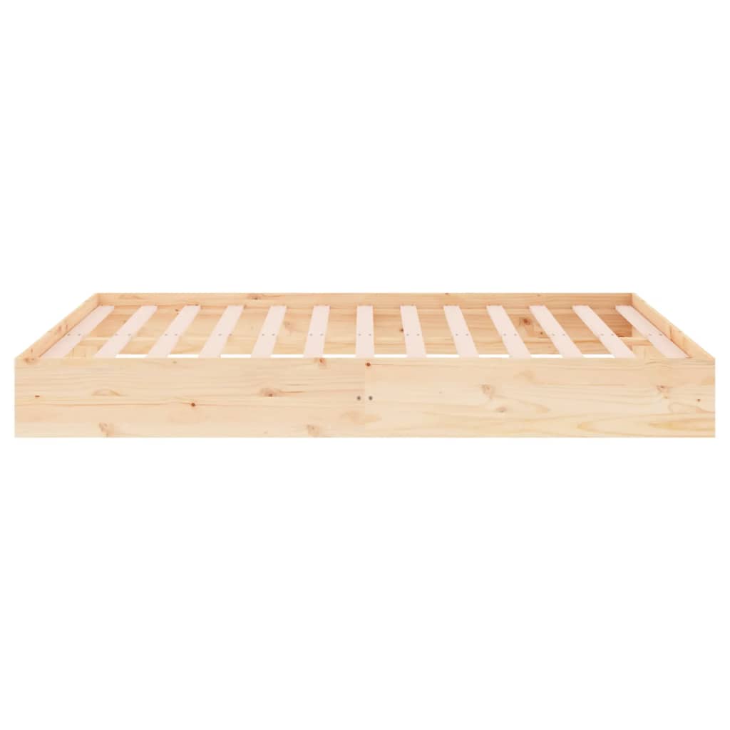 vidaXL Bed Frame Solid Wood 120x200 cm