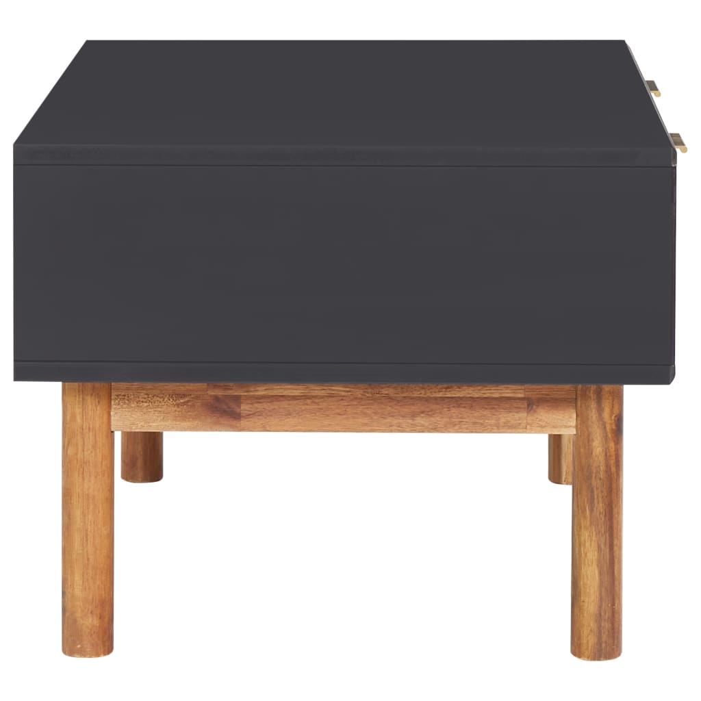 vidaXL Coffee Table 90x50x40 cm Solid Acacia Wood and MDF