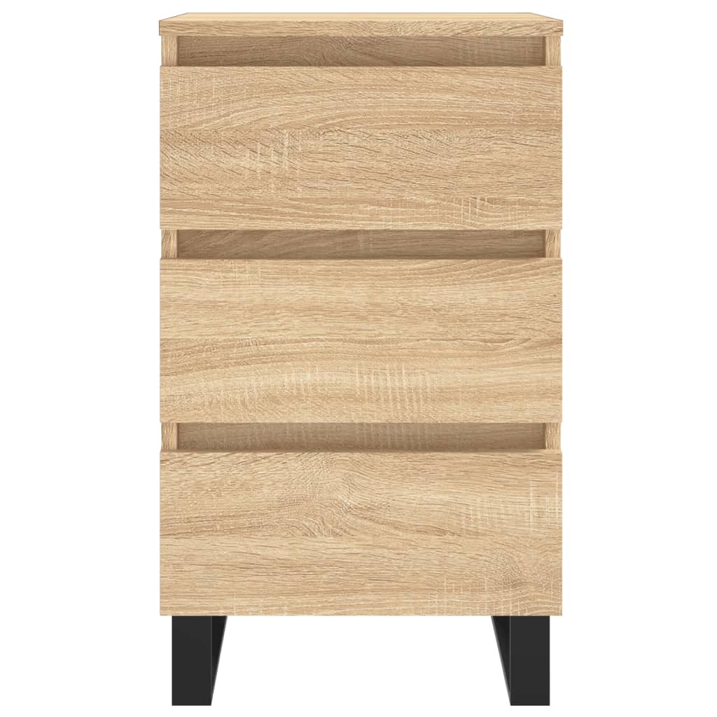 vidaXL Bedside Cabinets 2 pcs Sonoma Oak 40x35x69 cm Engineered Wood