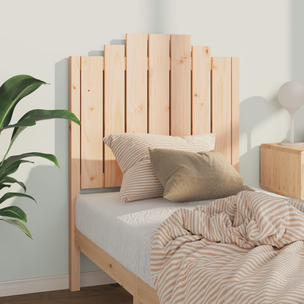 vidaXL Bed Headboard 81x4x110 cm Solid Wood Pine