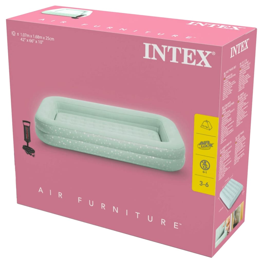 Intex Airbed Kidz Travel Bed Set 107x168x25 cm 66810NP