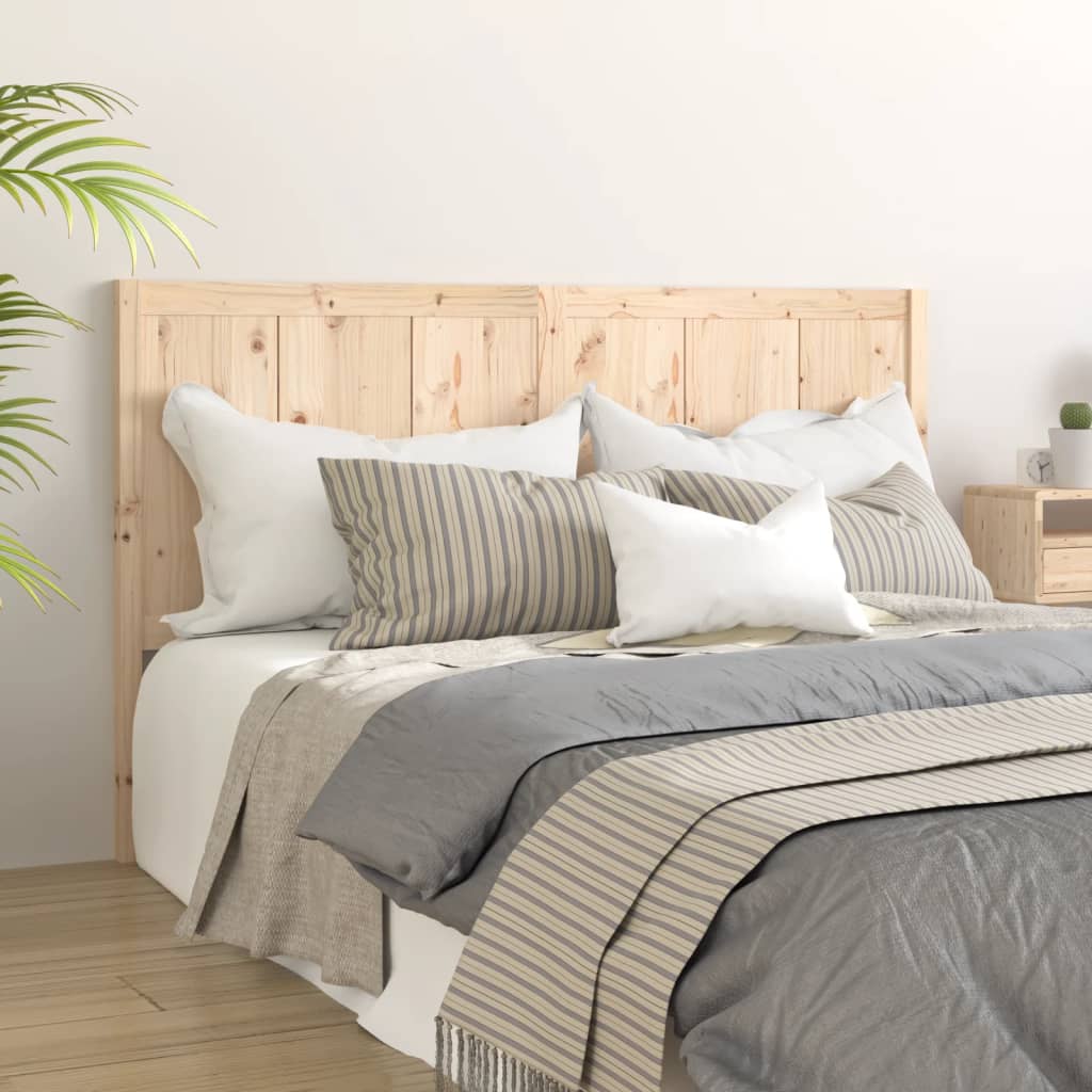 vidaXL Bed Headboard 205.5x4x100 cm Solid Pine Wood