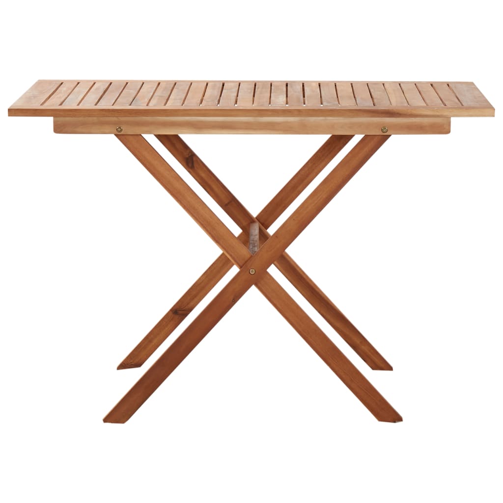 vidaXL Garden Table 110x67x74 cm Solid Acacia Wood
