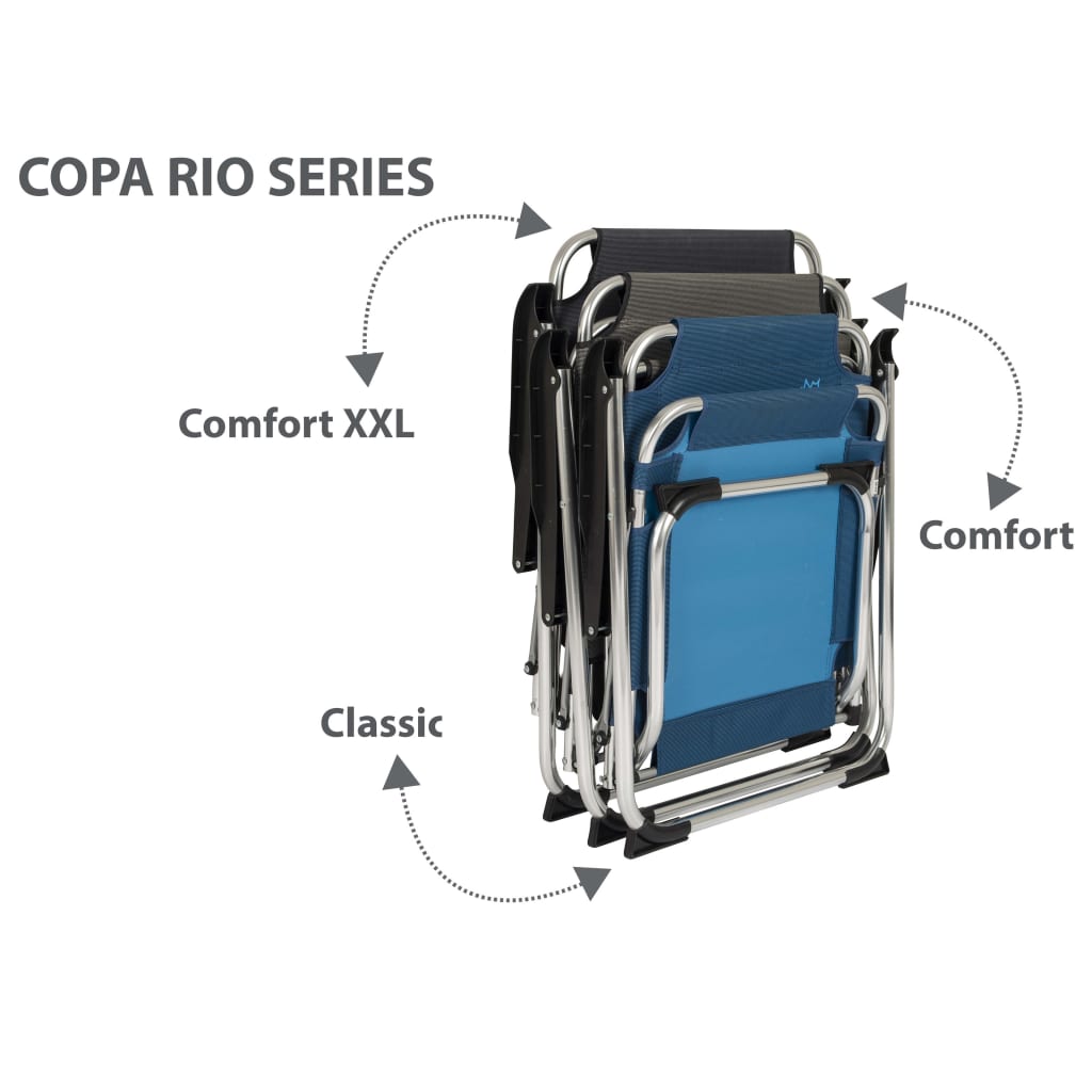 Bo-Camp Folding Camping Chair Copa Rio Classic Graphite