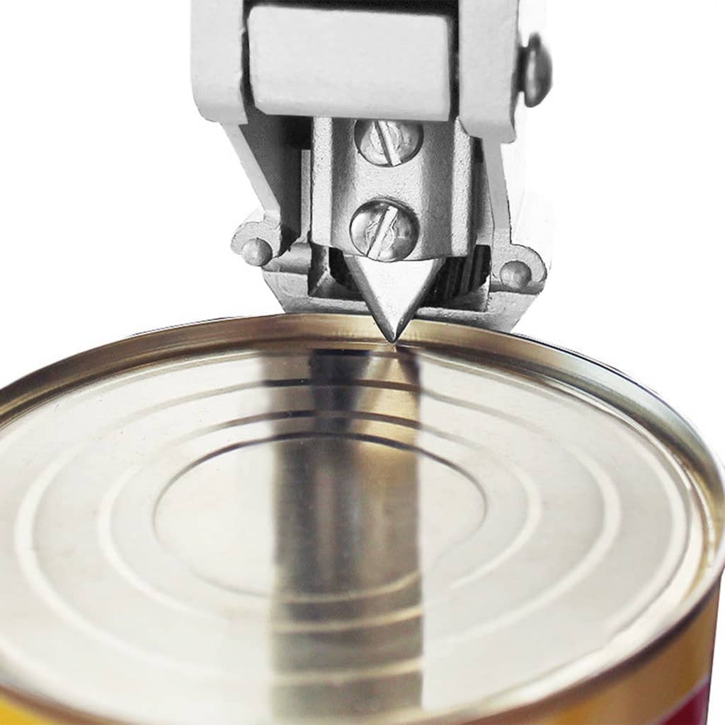 vidaXL Canned Food Can Opener Silver 70cm Aluminum and Stainless Steel