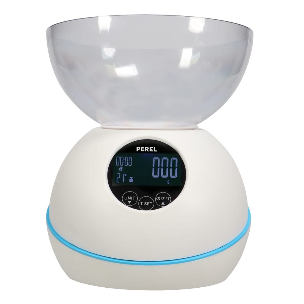 Perel Digital Kitchen Scale 5 kg White