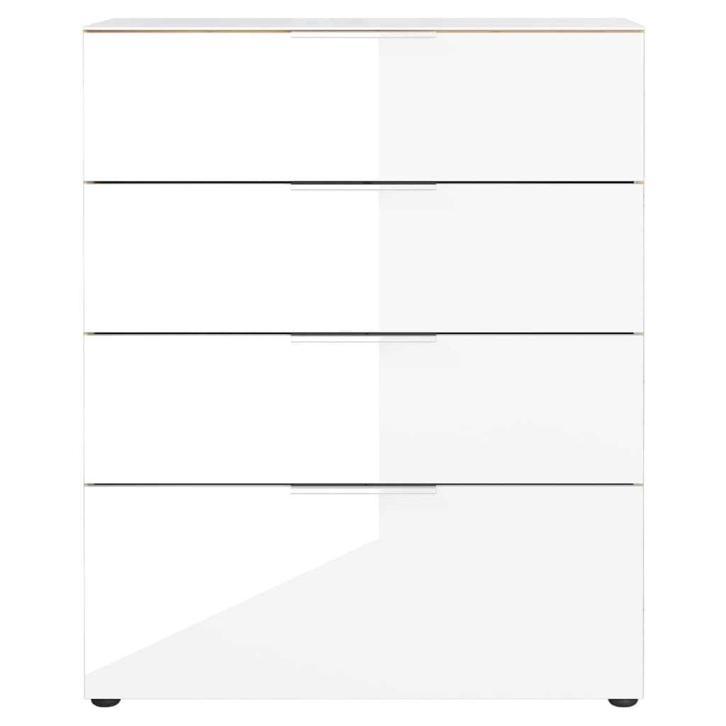 Germania Chest of 4 Drawers GW-Oakland White and Oak