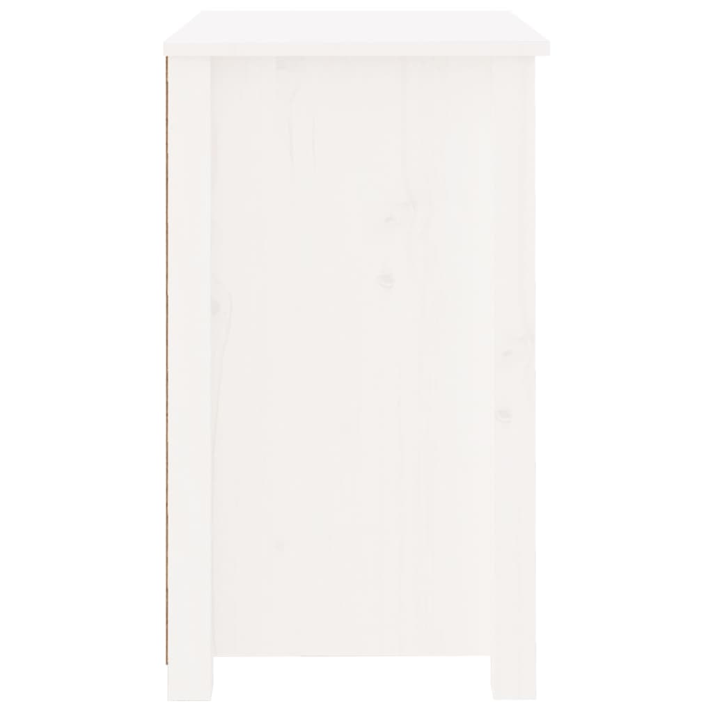 vidaXL Bedside Cabinets 2 pcs White 50x35x61.5 cm Solid Wood Pine