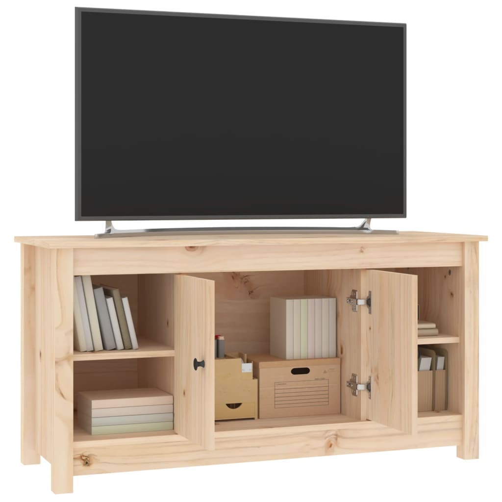 vidaXL TV Cabinet 103x36,5x52 cm Solid Wood Pine