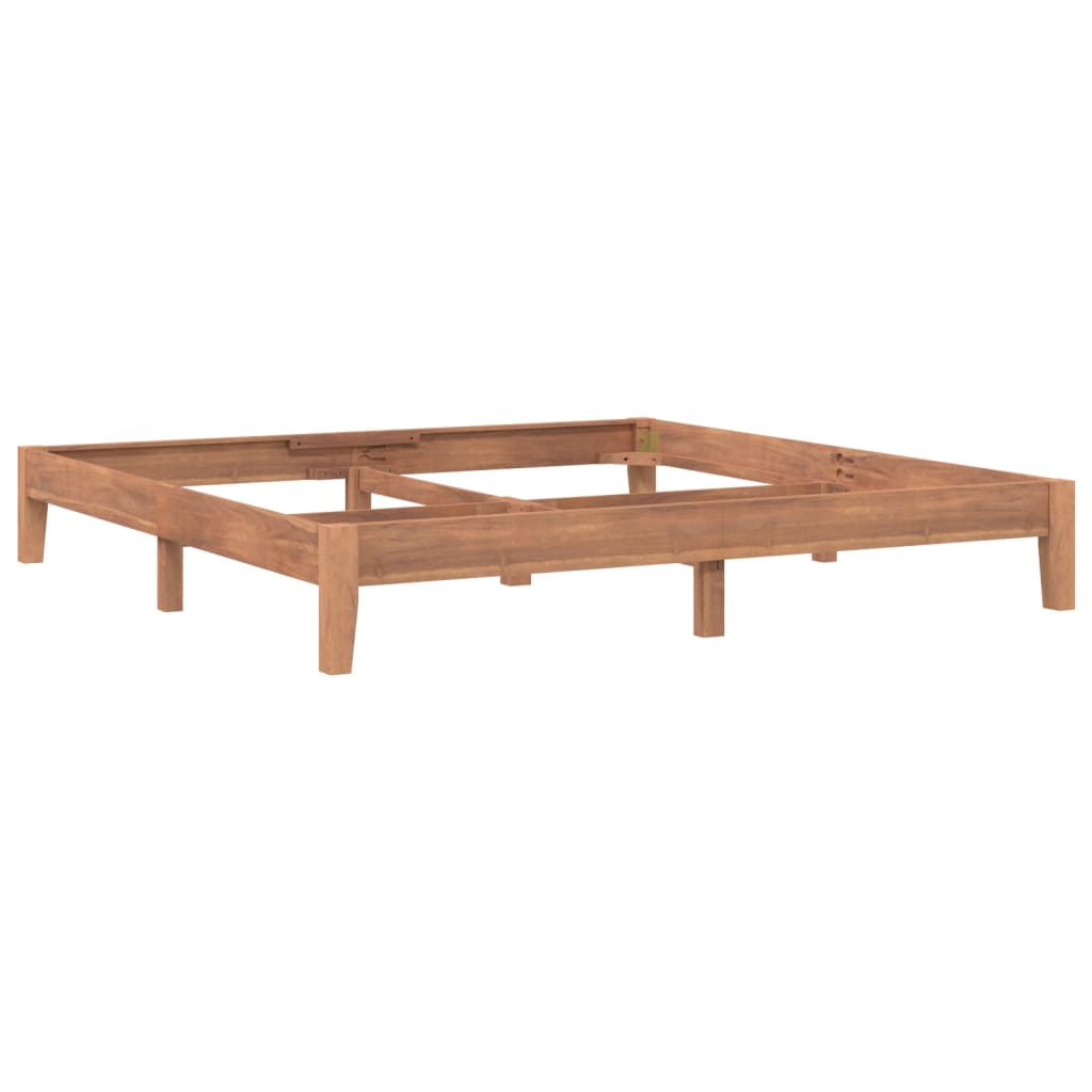 vidaXL Bed Frame Solid Teak Wood 200x200 cm