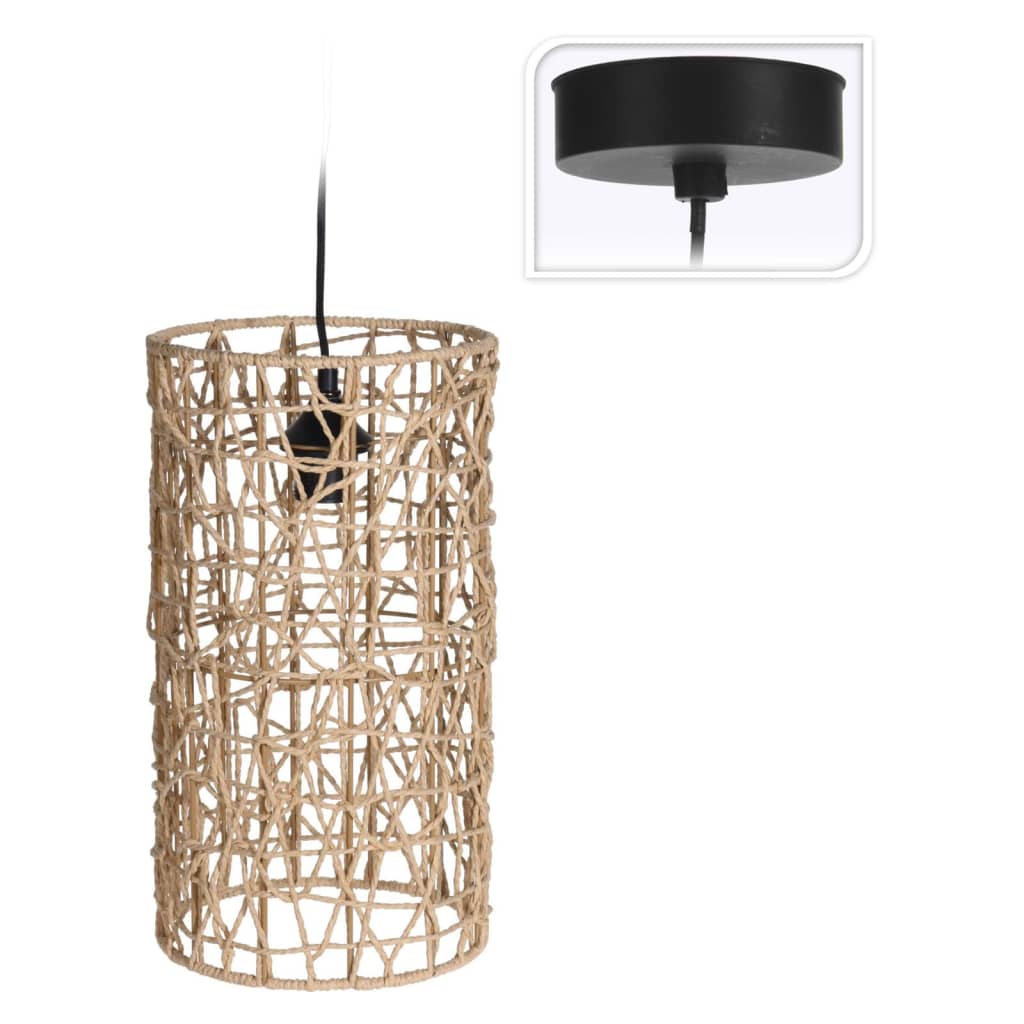 H&S Collection Hanging Lamp Cylinder Paper