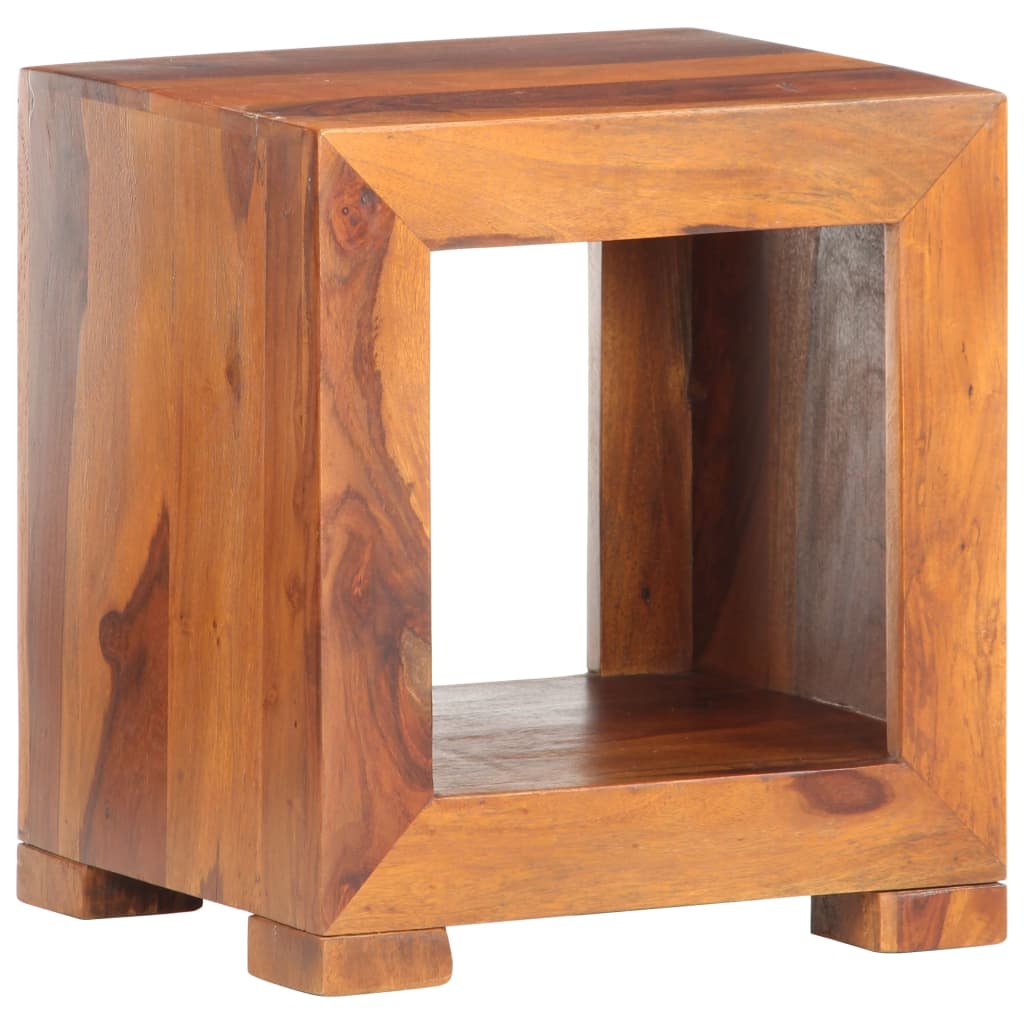 vidaXL Side Table 37x29x40 cm Solid Sheesham Wood