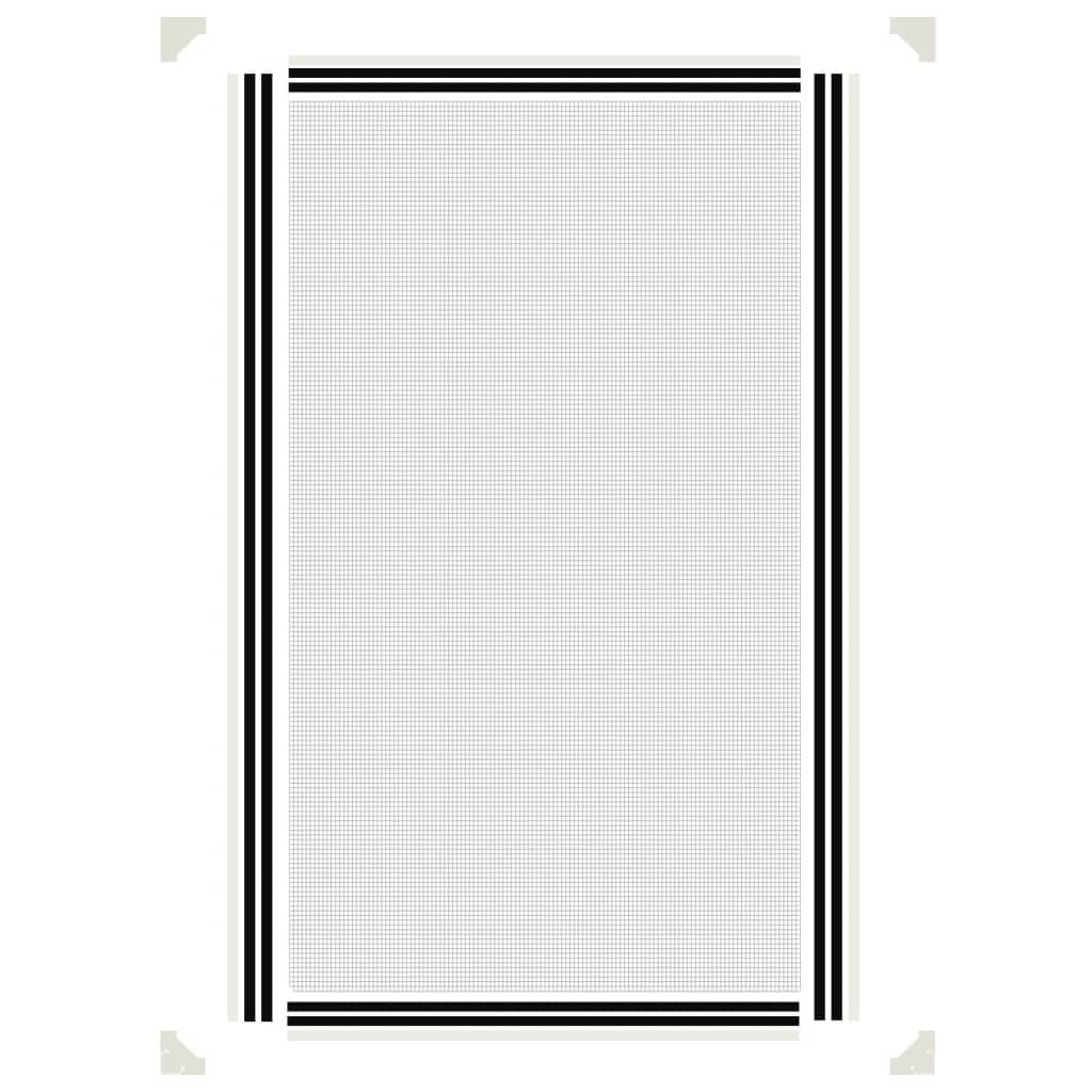 vidaXL Magnetic Insect Screen for Windows White 80x140 cm