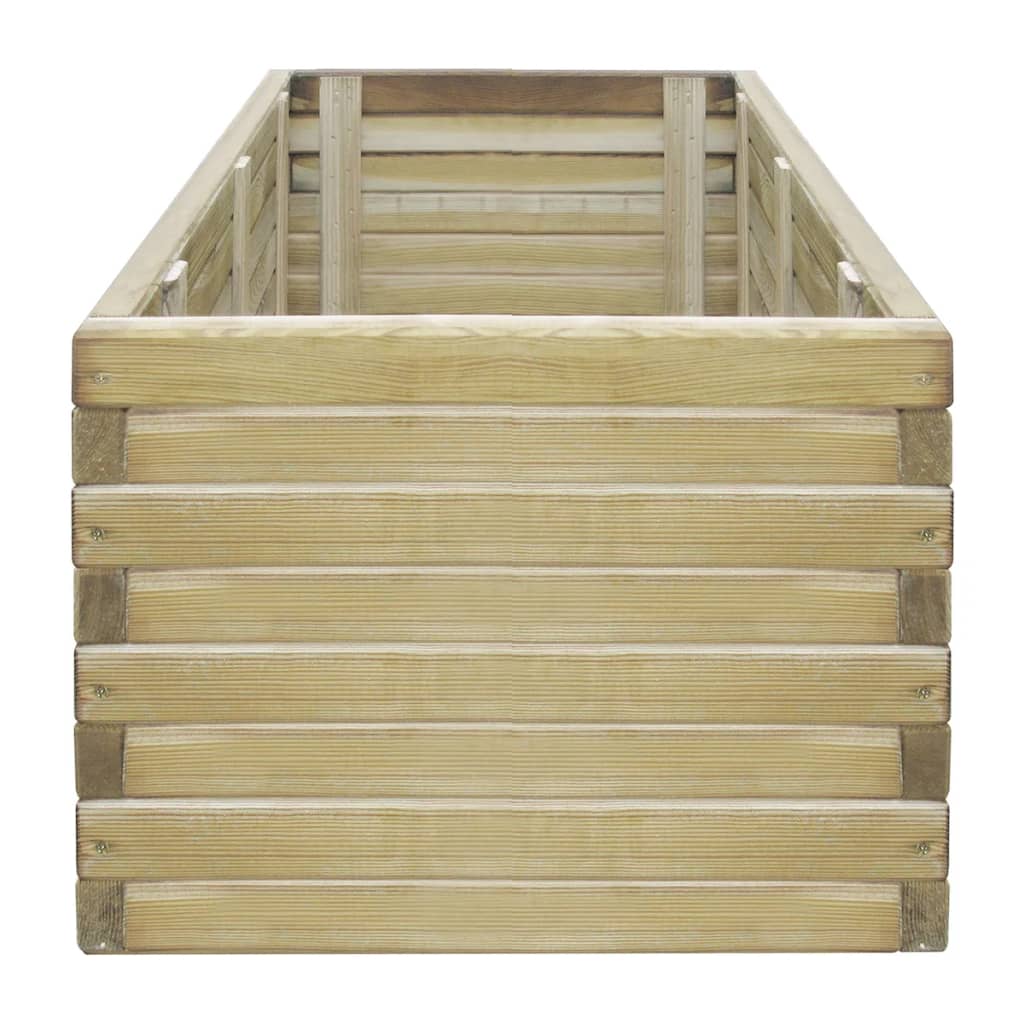 vidaXL Raised Bed 100x50x40 cm Wood Rectangular