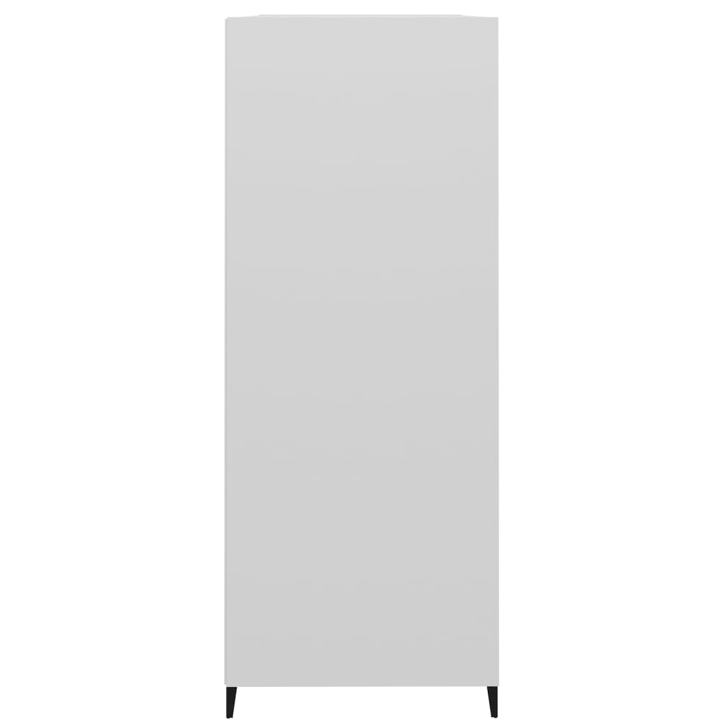 vidaXL Sideboard High Gloss White 69.5x32.5x90 cm Engineered Wood