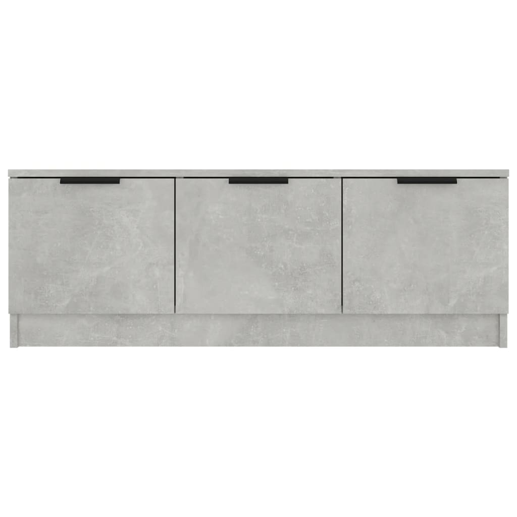 vidaXL TV Cabinet Concrete Grey 102x35x36.5 cm Engineered Wood