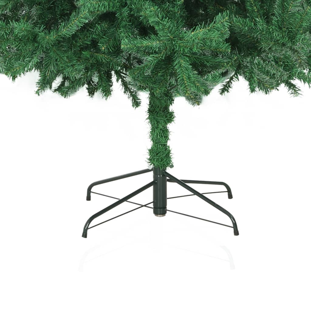 vidaXL Artificial Pre-lit Christmas Tree with Ball Set LEDs 300 cm Green