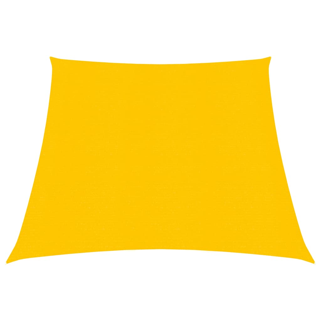 vidaXL Sunshade Sail 160 g/m² Yellow 3/4x3 m HDPE