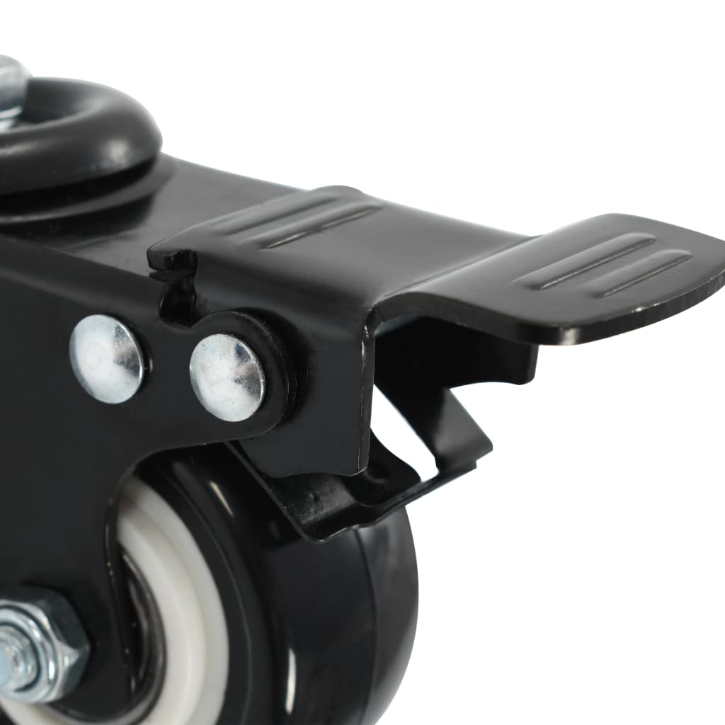 vidaXL 8 pcs Swivel Casters with Brakes 50 mm