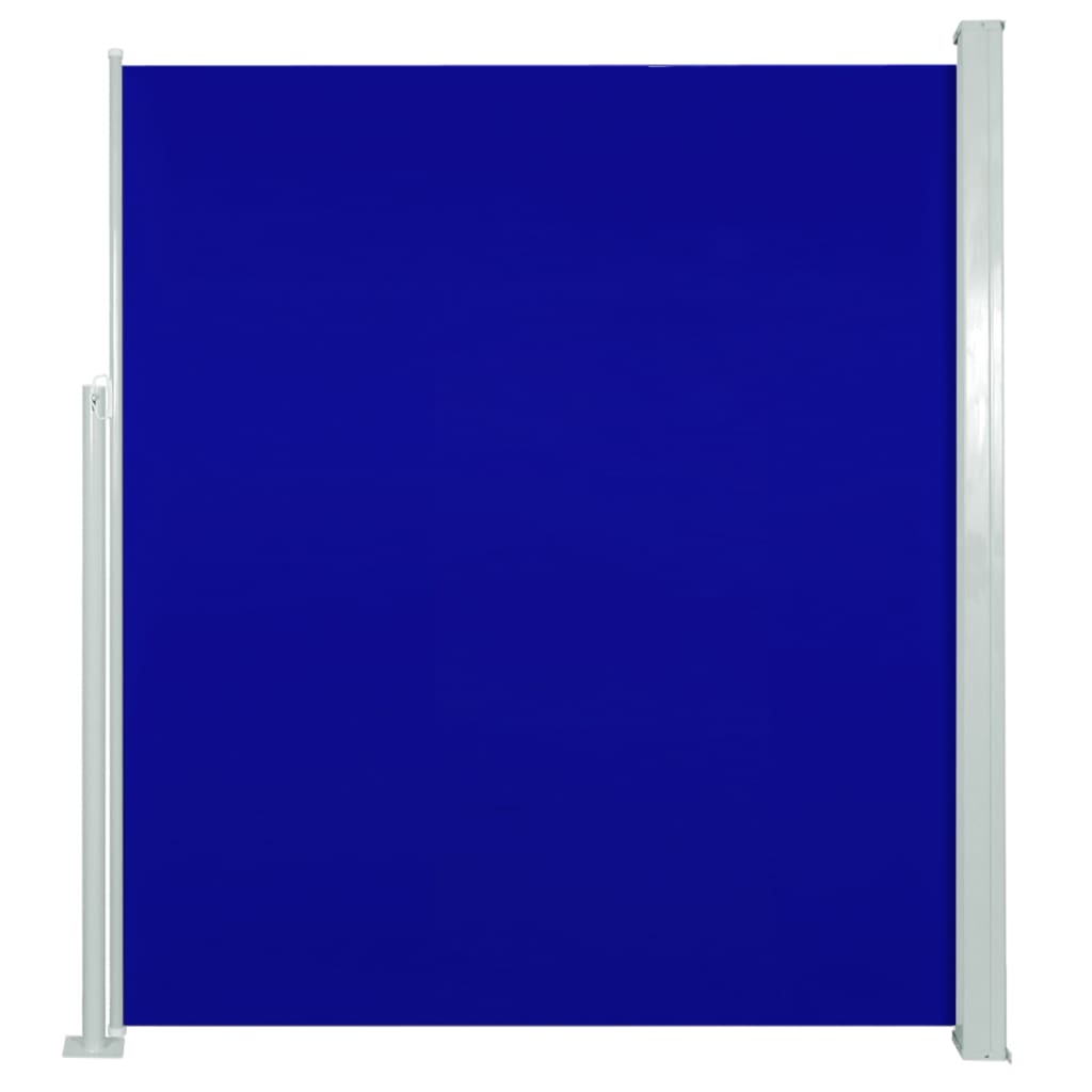 vidaXL Patio Retractable Side Awning 160x300 cm Blue