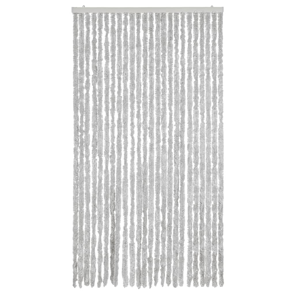 vidaXL Fly Curtain Grey 100x220 cm Chenille