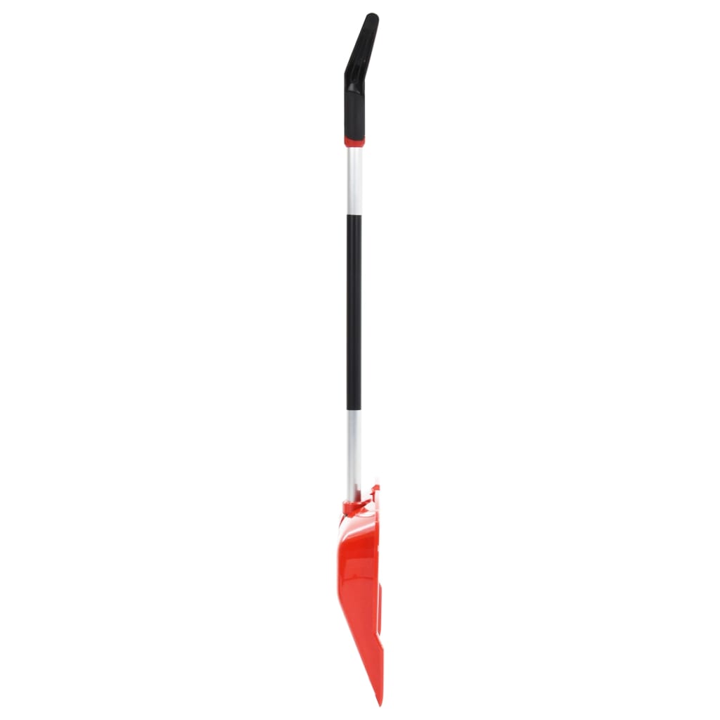 vidaXL Snow Shovel Red 136 cm Aluminium