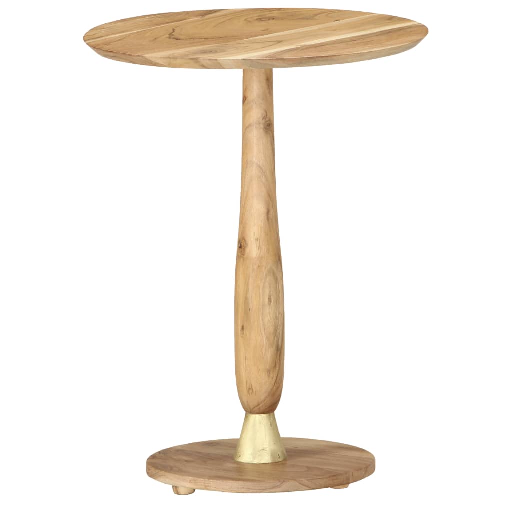 vidaXL Side Table 45 cm Solid Acacia Wood