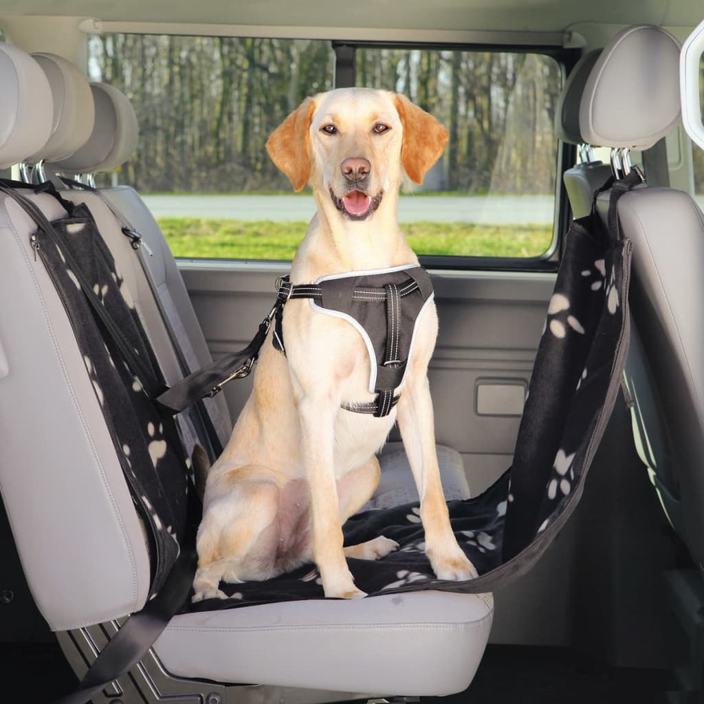 TRIXIE Car Seat Cover for Dogs 65x145 cm Black and Beige 13231